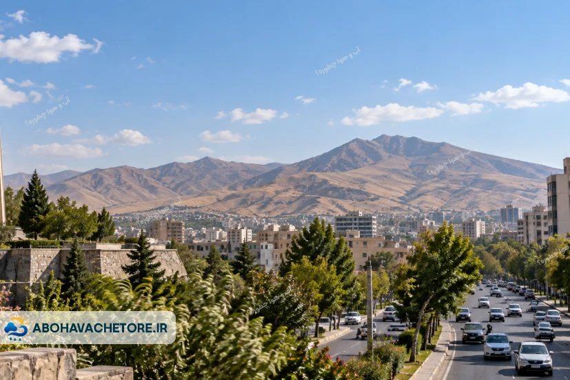 هوای همدان: صاف تا قسمتی ابری با وزش باد عصرگاهی