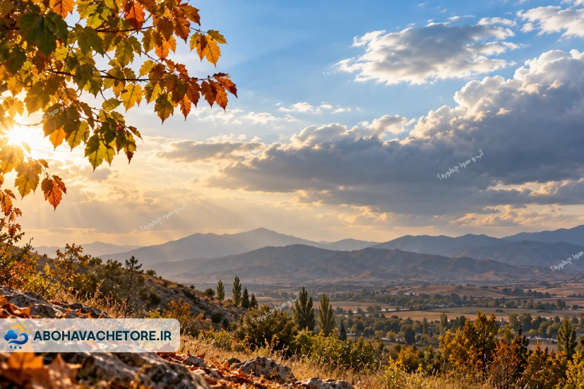 کاهش دما و بارش باران‌ریز از جمعه در اردبیل